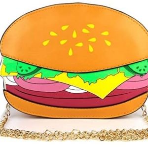 🍔 Cheeseburger Gold Chain Crossbody Trap
